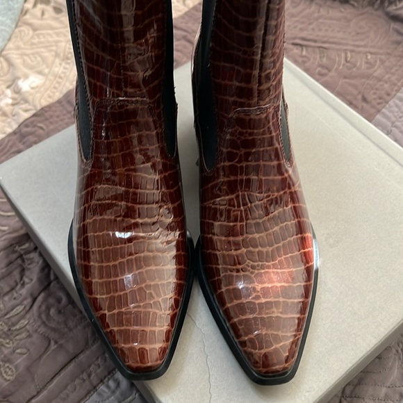 Vagabond Betsy leather mid heel- brown croc EU39 - Picture 5 of 7